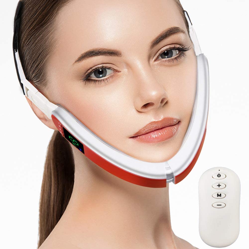 RosyGlow V-Shape Infrared LED Facial Sculpting Massager